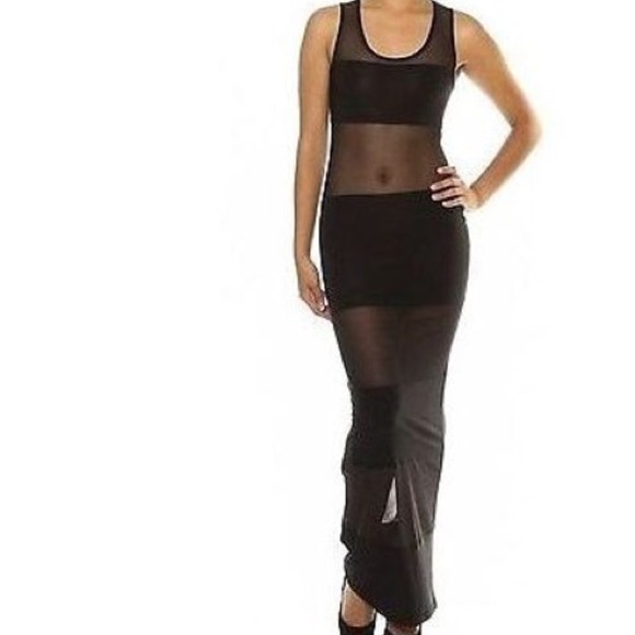 Forever 21 Black Maxi Dress, Size Small